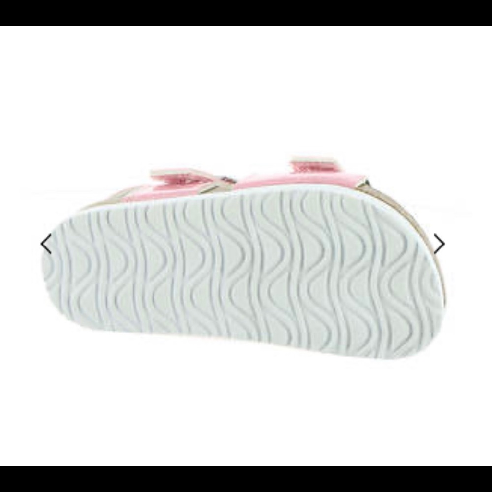 Rachel Shoes Little Girl Pink Glitter Sandals - Picture 6 of 6